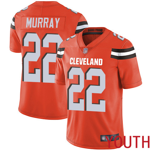 Cleveland Browns Eric Murray Youth Orange Limited Jersey #22 NFL Football Alternate Vapor Untouchable